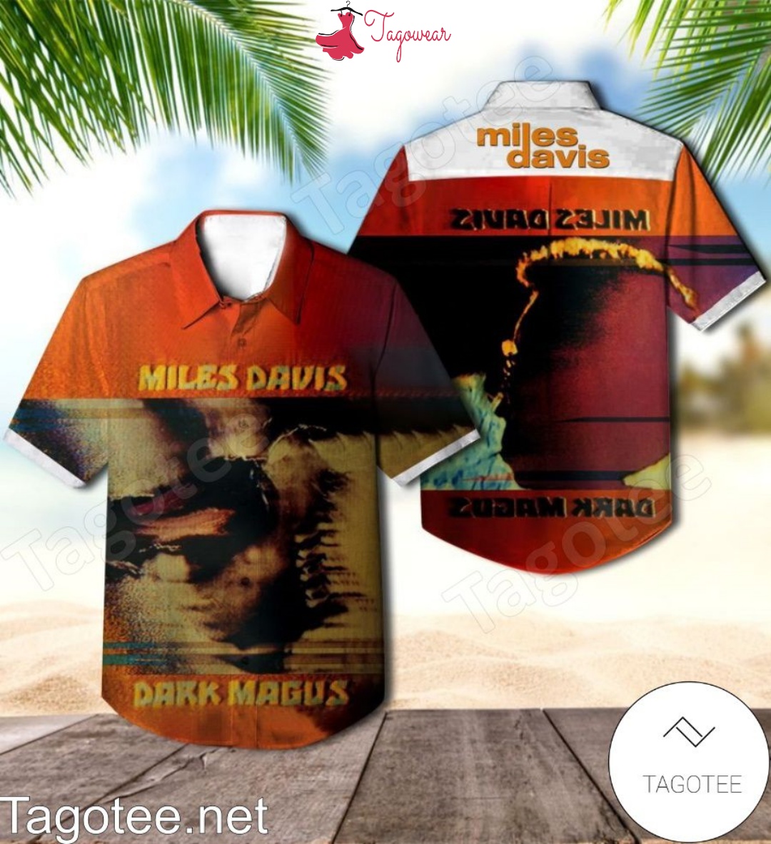 Miles Davis Dark Magus Album Cover Hawaiian Shirt