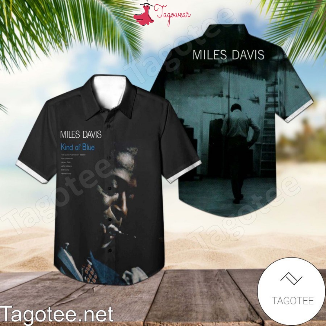 Miles Davis Kind Of Blue Album Cover Hawaiian Shirt