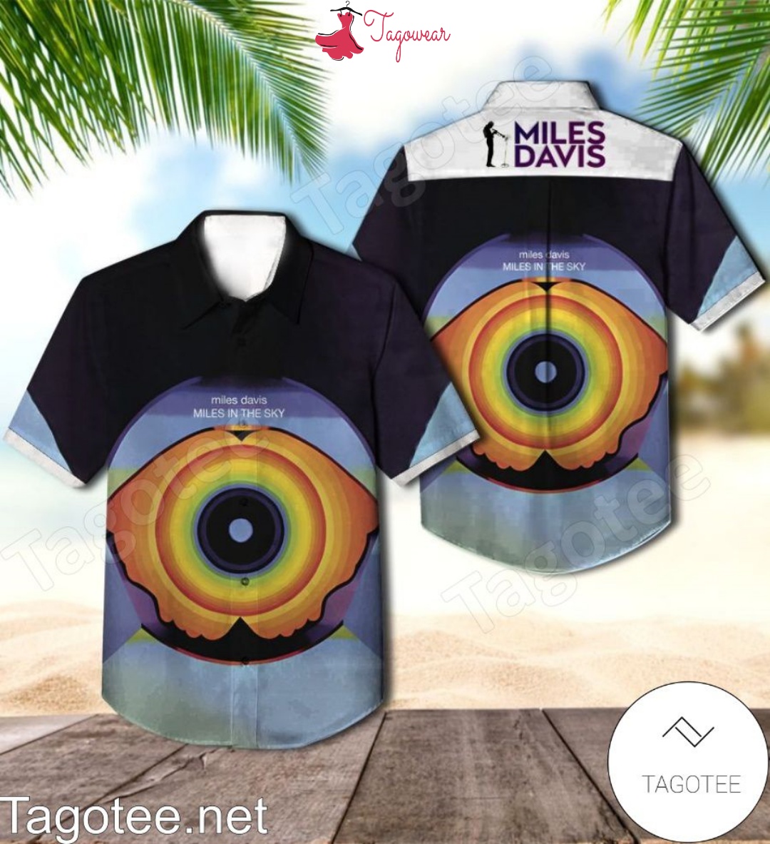 Miles Davis Miles In The Sky Album Cover Hawaiian Shirt