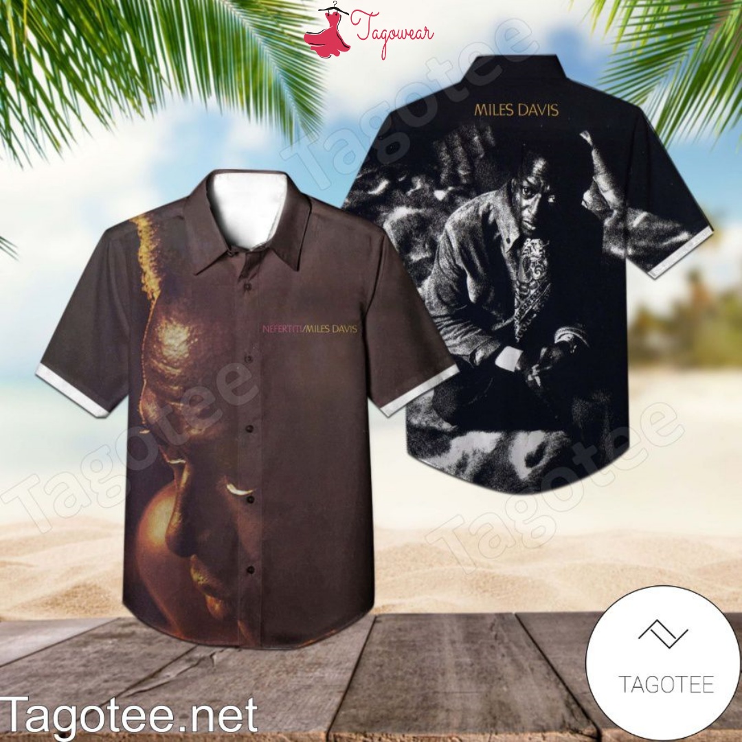Miles Davis Nefertiti Album Cover Hawaiian Shirt