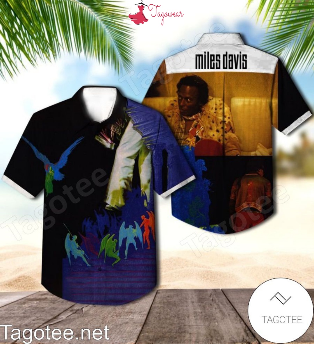 Miles Davis The Work Of Tadanori Yokoo Hawaiian Shirt