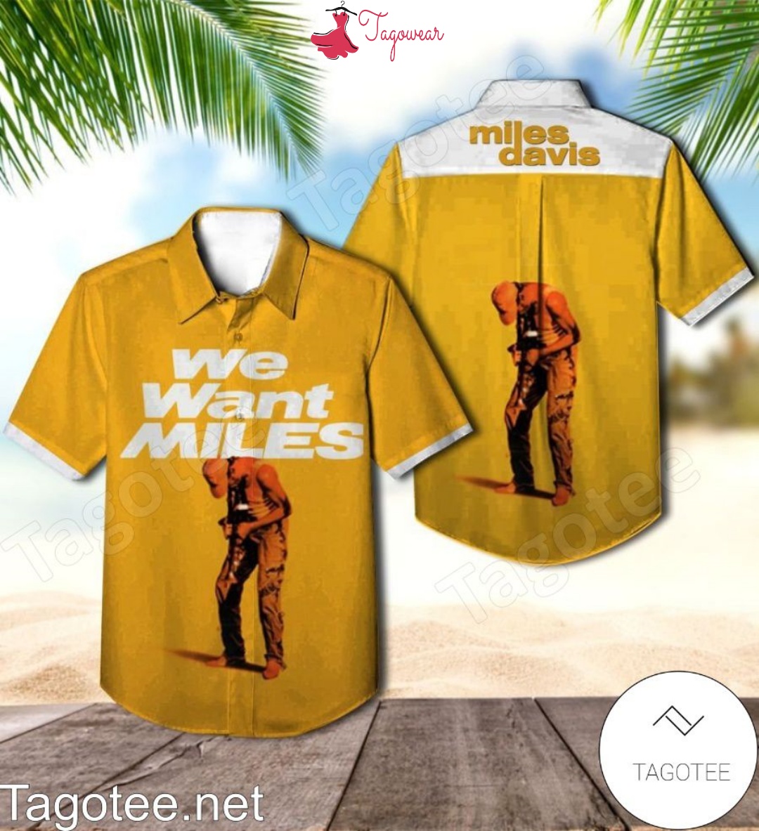 Miles Davis We Want Miles Album Cover Hawaiian Shirt