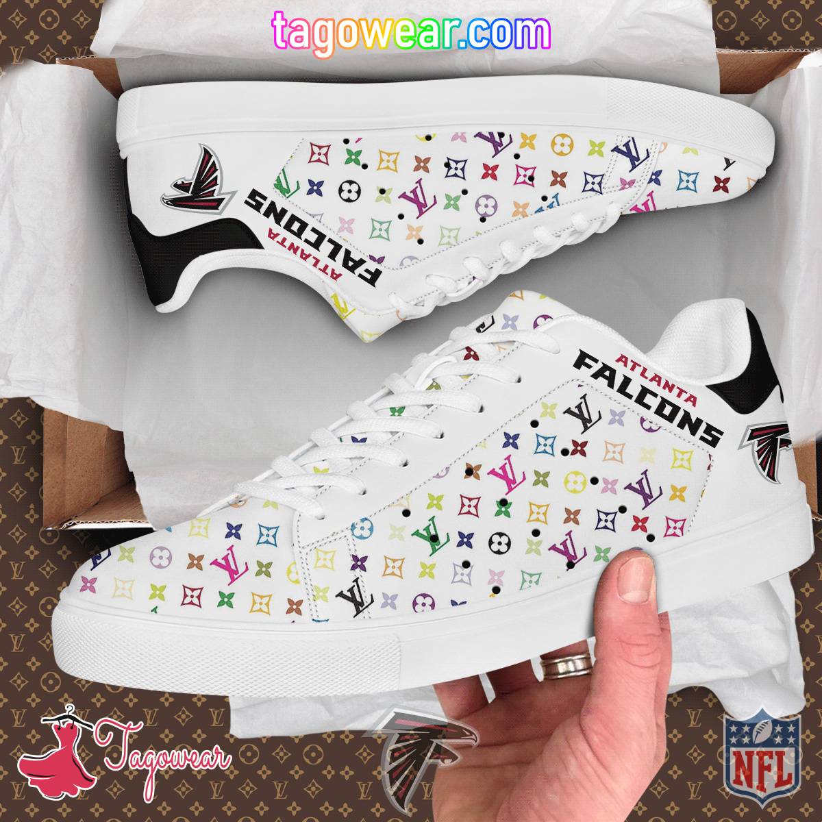 Atlanta Falcons NFL Louis Vuitton Stan Smith Shoes