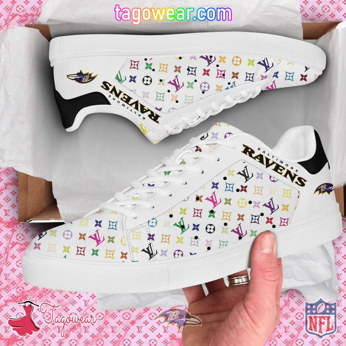 Baltimore Ravens NFL Louis Vuitton Stan Smith Shoes