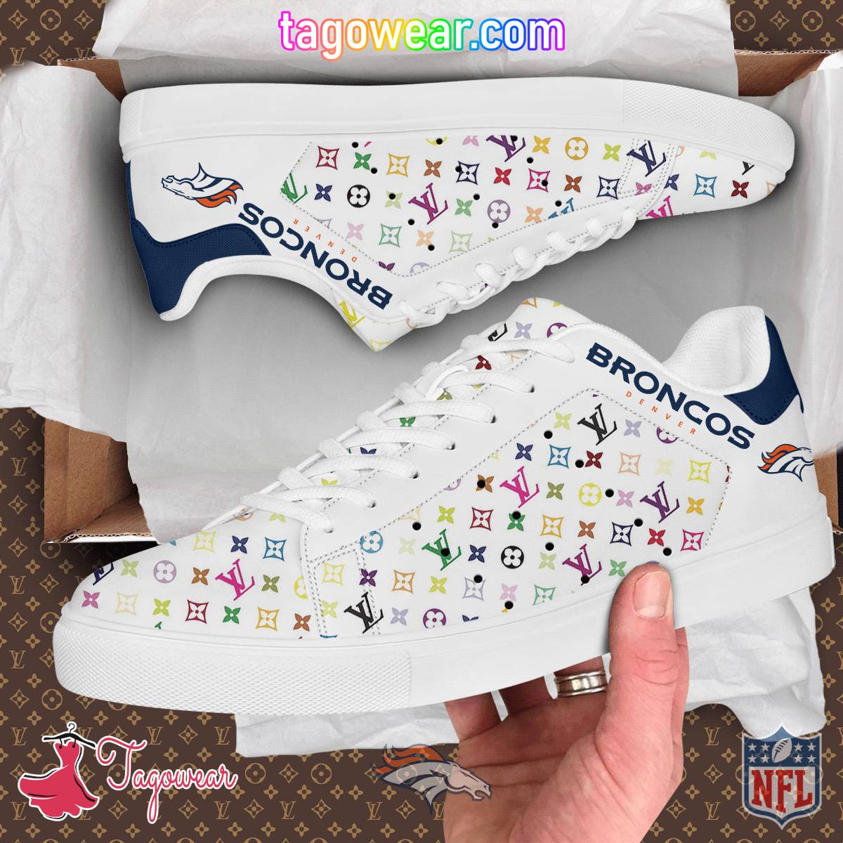 Denver Broncos NFL Louis Vuitton Stan Smith Shoes