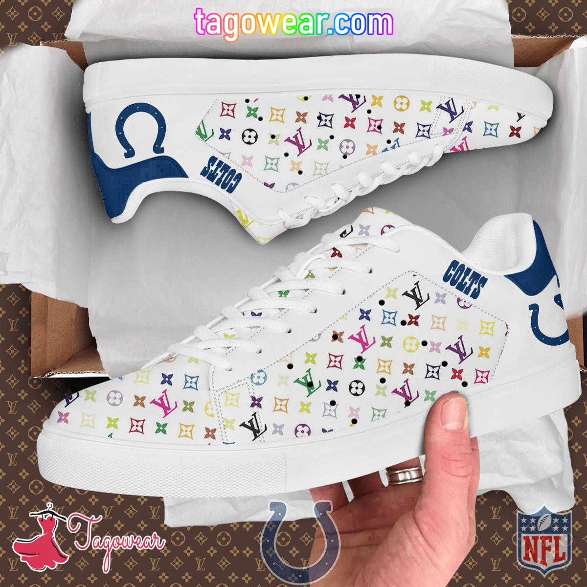 Indianapolis Colts NFL Louis Vuitton Stan Smith Shoes