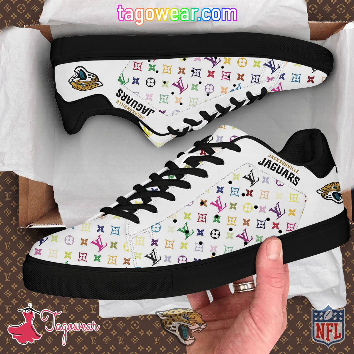 Jacksonville Jaguars NFL Louis Vuitton Stan Smith Shoes a