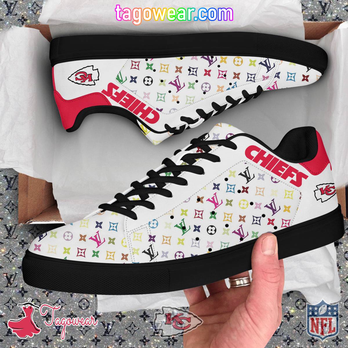 Kansas City Chiefs NFL Louis Vuitton Stan Smith Shoes a