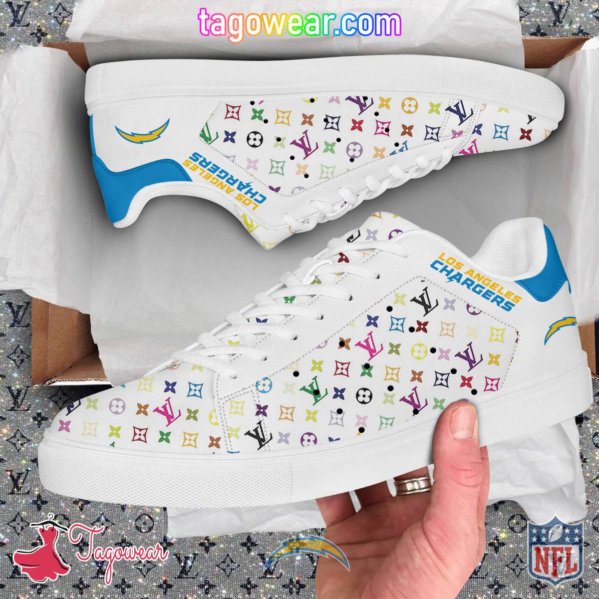 Los Angeles Chargers NFL Louis Vuitton Stan Smith Shoes