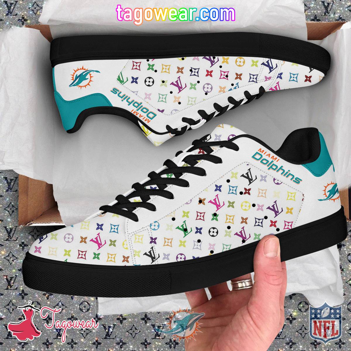 Miami Dolphins NFL Louis Vuitton Stan Smith Shoes a