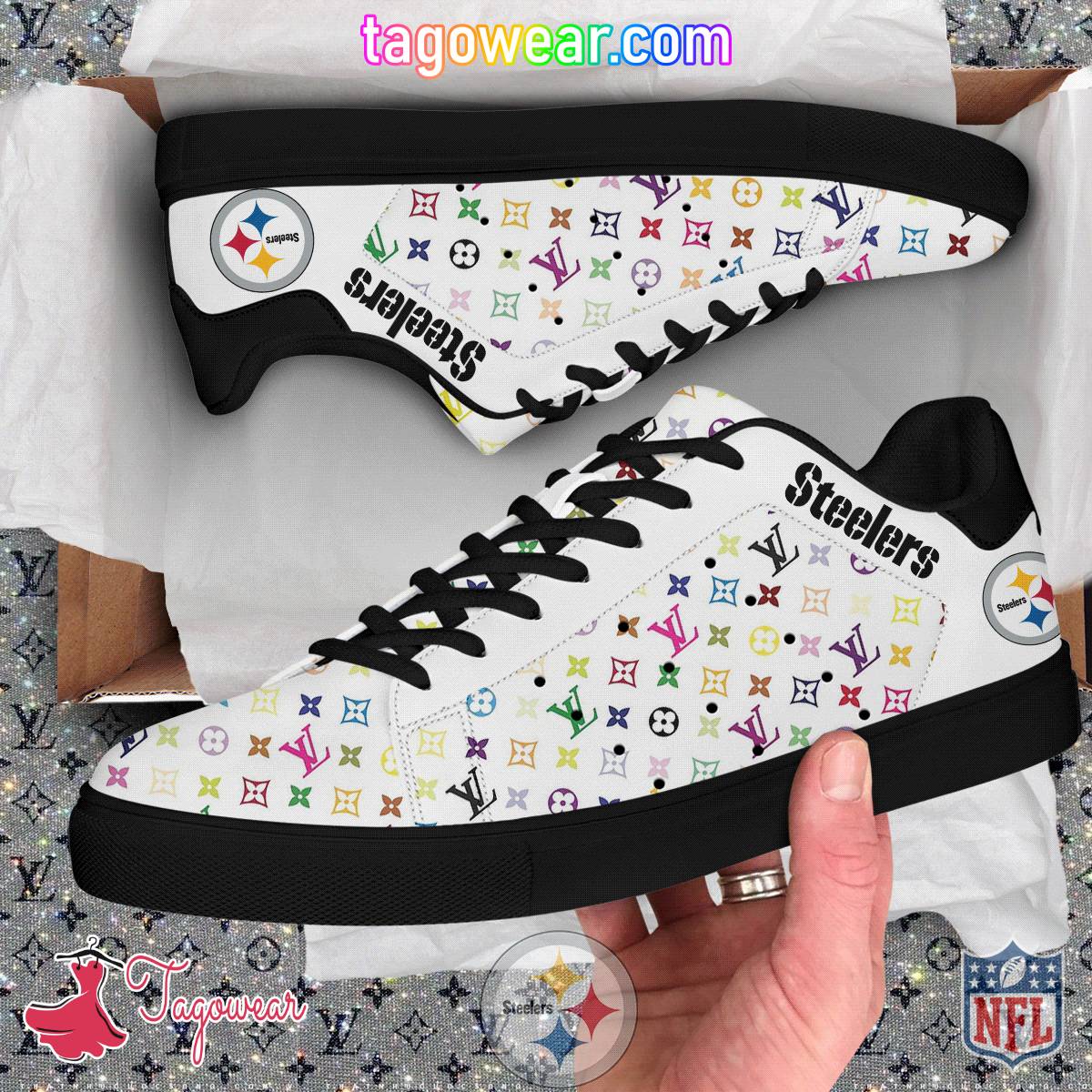 Pittsburgh Steelers NFL Louis Vuitton Stan Smith Shoes a