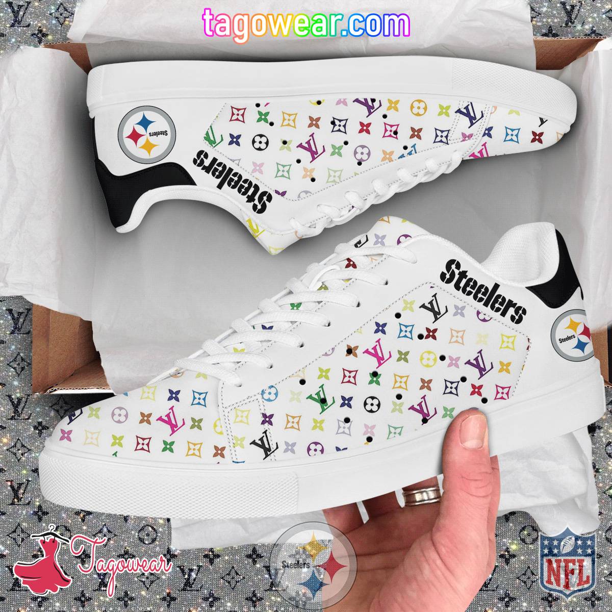 Pittsburgh Steelers NFL Louis Vuitton Stan Smith Shoes
