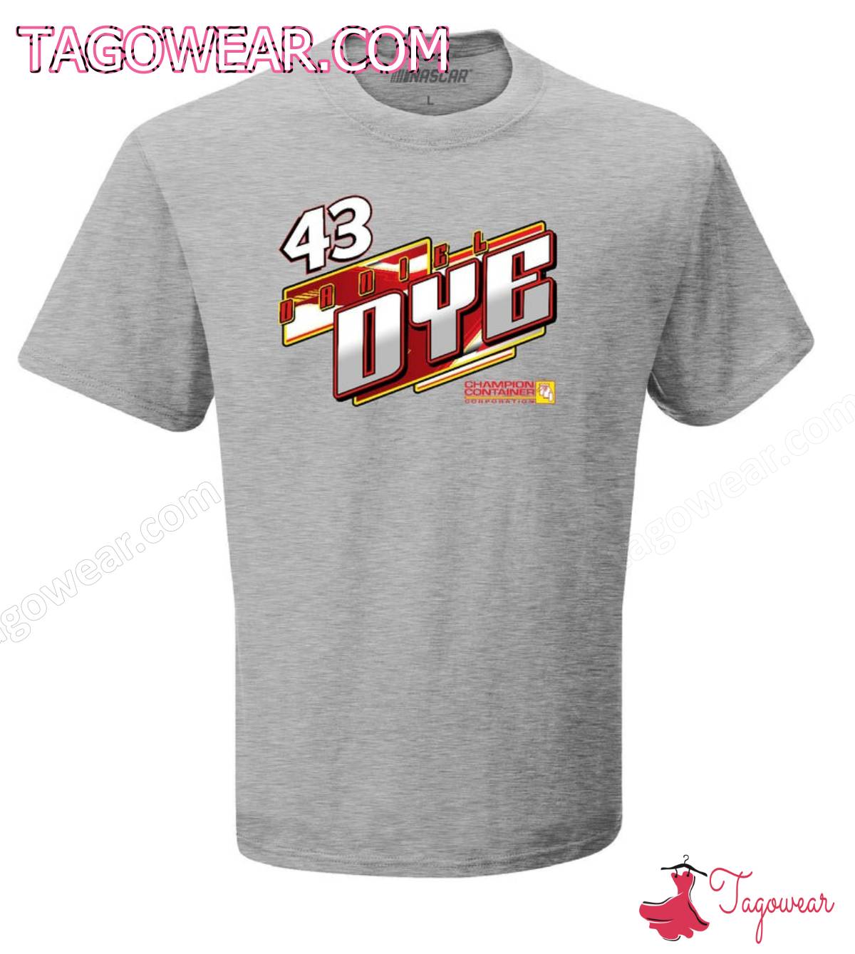 43 Daniel Dye Nascar Gms Racing Shirt