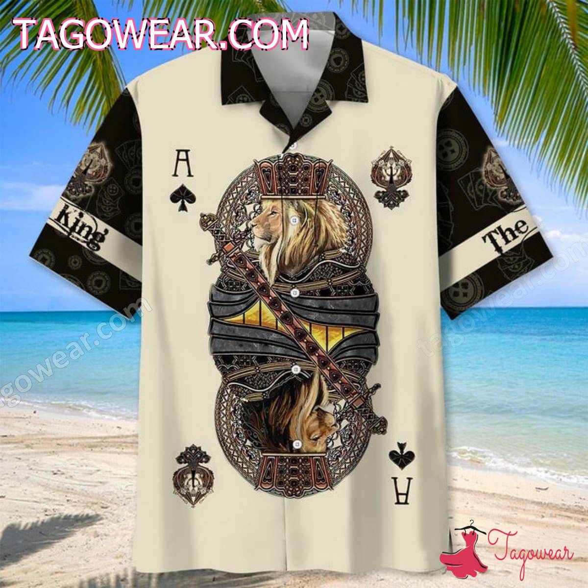 Casino Poker The King Hawaiian Shirt