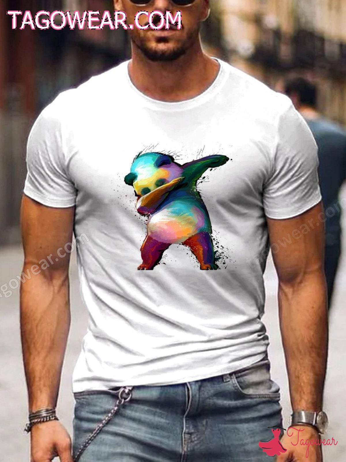 Dabbing Panda Rainbow Lgbt Shirt