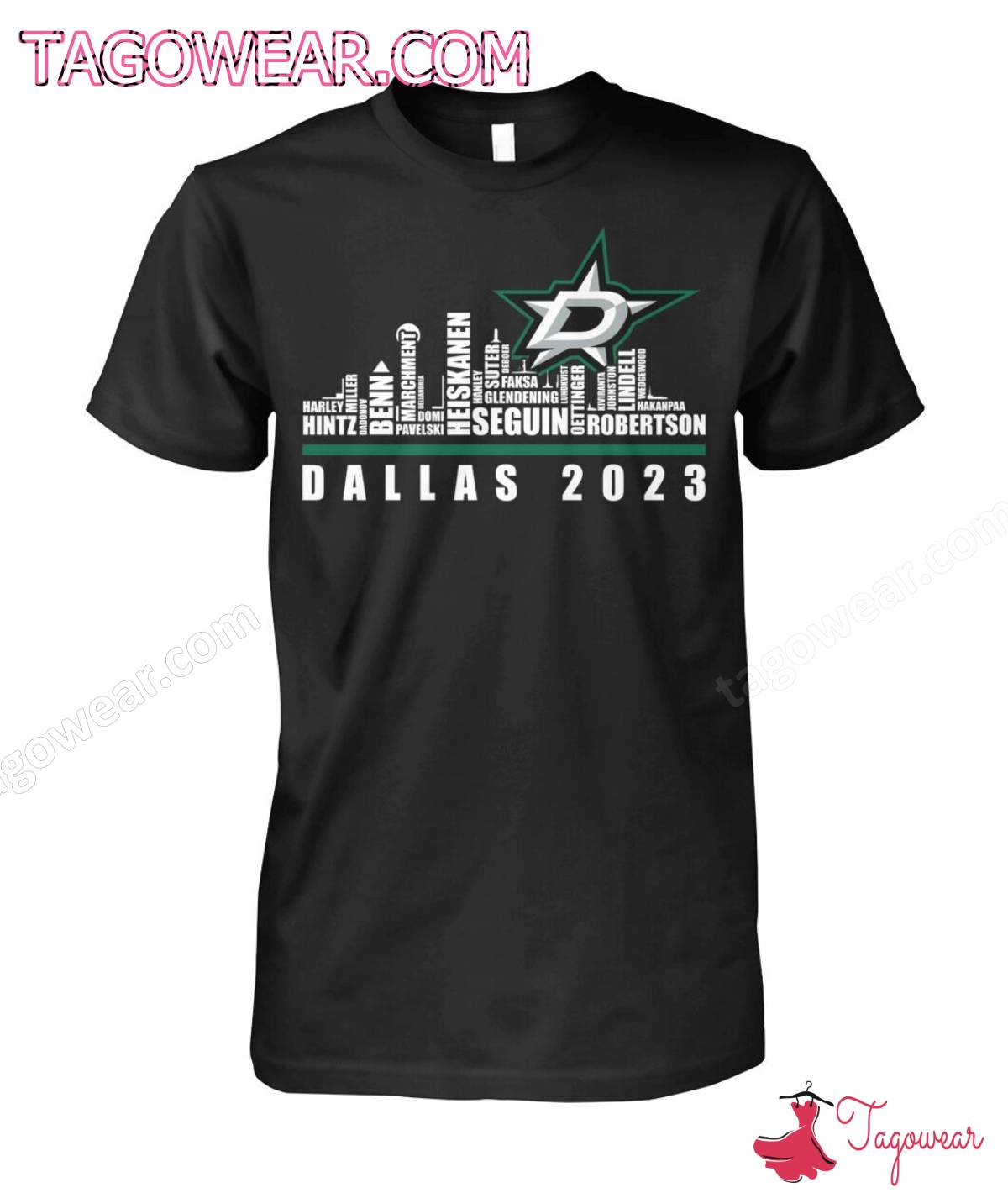 Dallas Stars Players Dallas 2023 City Shirt