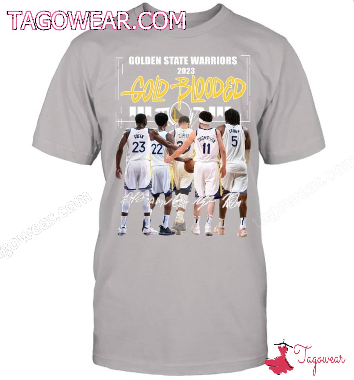 Golden State Warriors 2023 Gold Blooded Shirt, Tank Top