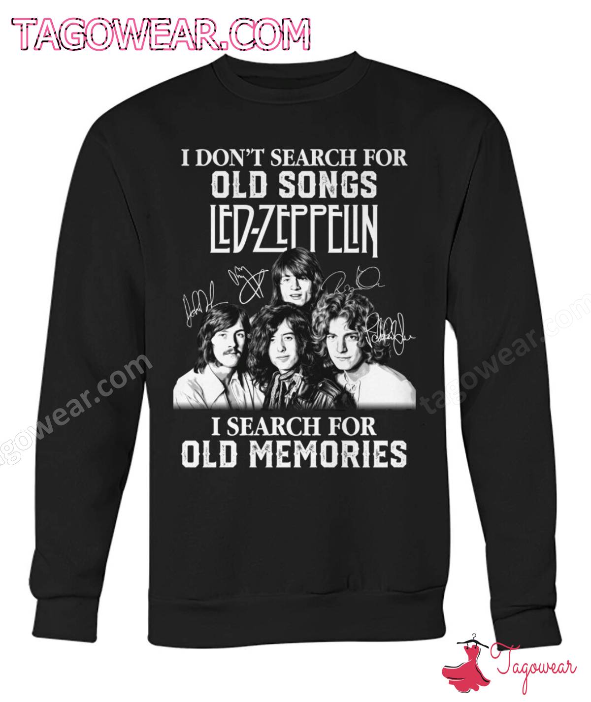 I Don't Search For Old Songs Led-zeppelin I Search For Old Memories Shirt, Tank Top a