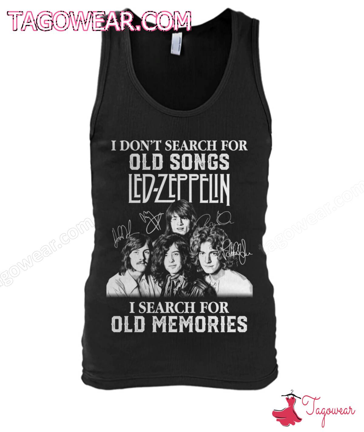 I Don't Search For Old Songs Led-zeppelin I Search For Old Memories Shirt, Tank Top c
