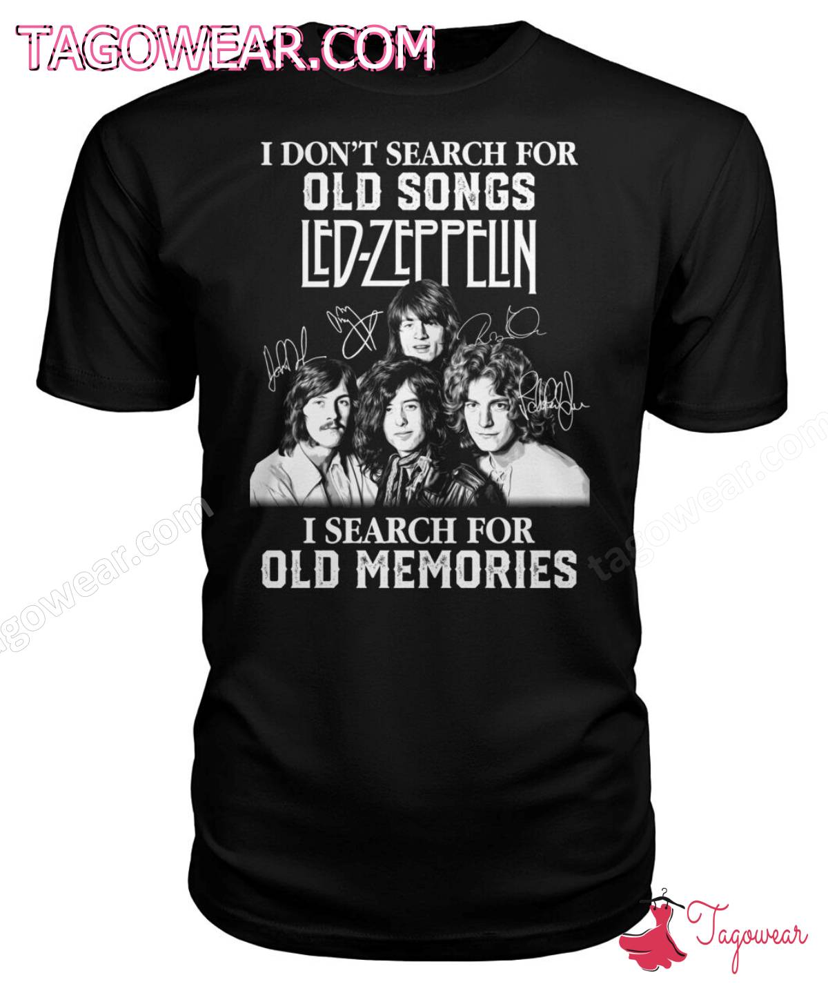 I Don't Search For Old Songs Led-zeppelin I Search For Old Memories Shirt, Tank Top