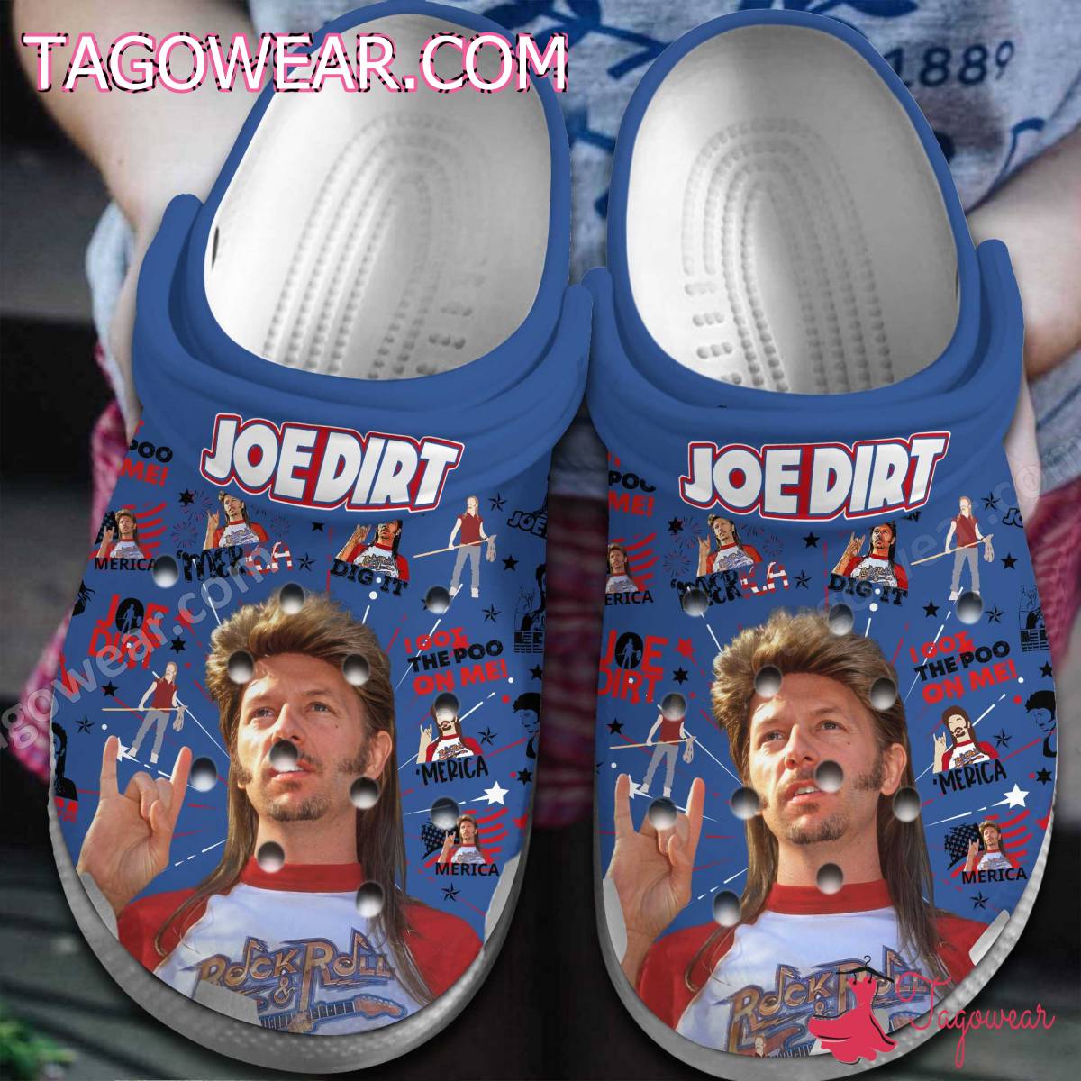 Joe Dirt Crocs Clogs Shoes