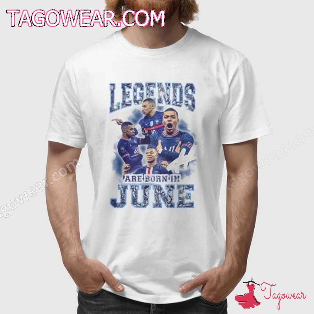 Kylian Mbappe Legends Are Born In June Shirt, Tank Top a