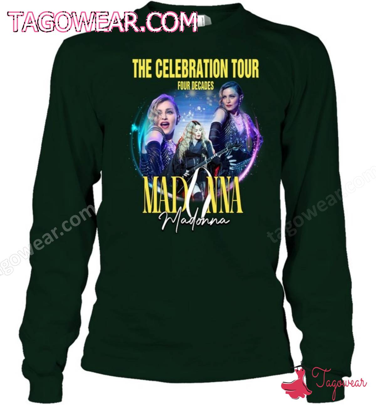 Madonna The Celebration Tour Four Decades Shirt, Tank Top b