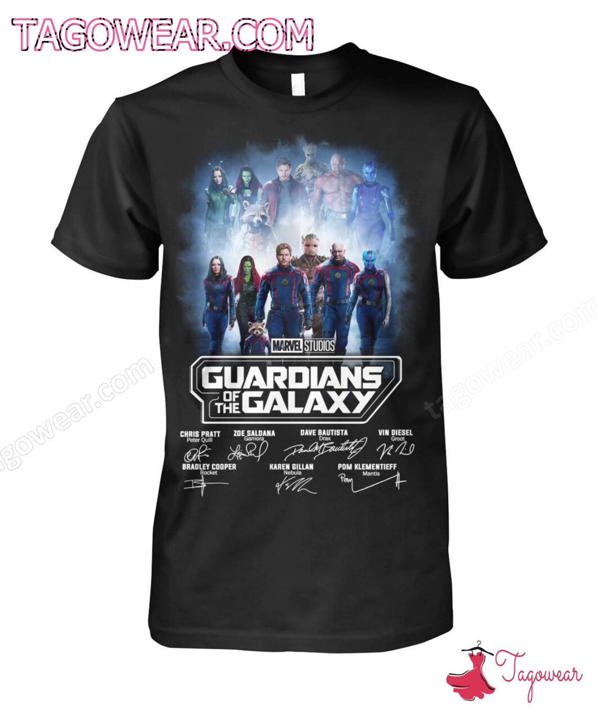 Marvel Studios Guardians Of The Galaxy Signatures Shirt, Tank Top a