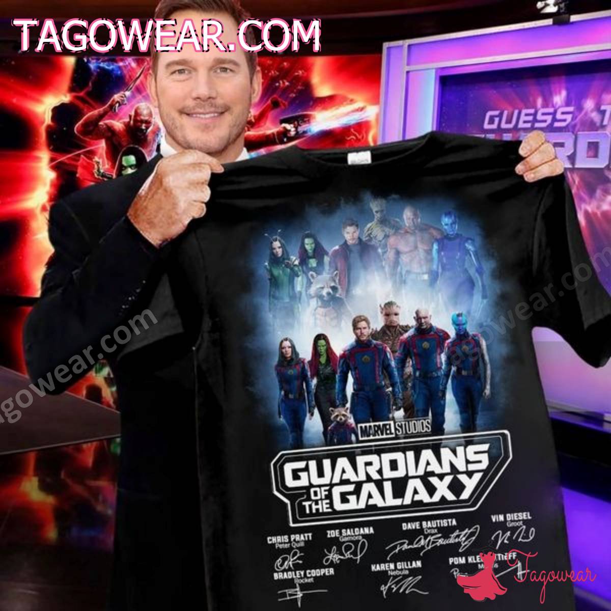 Marvel Studios Guardians Of The Galaxy Signatures Shirt, Tank Top