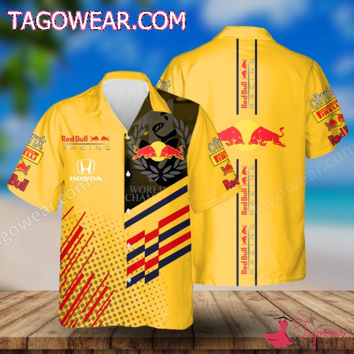 Red Bull Racing World Champion Hawaiian Shirt