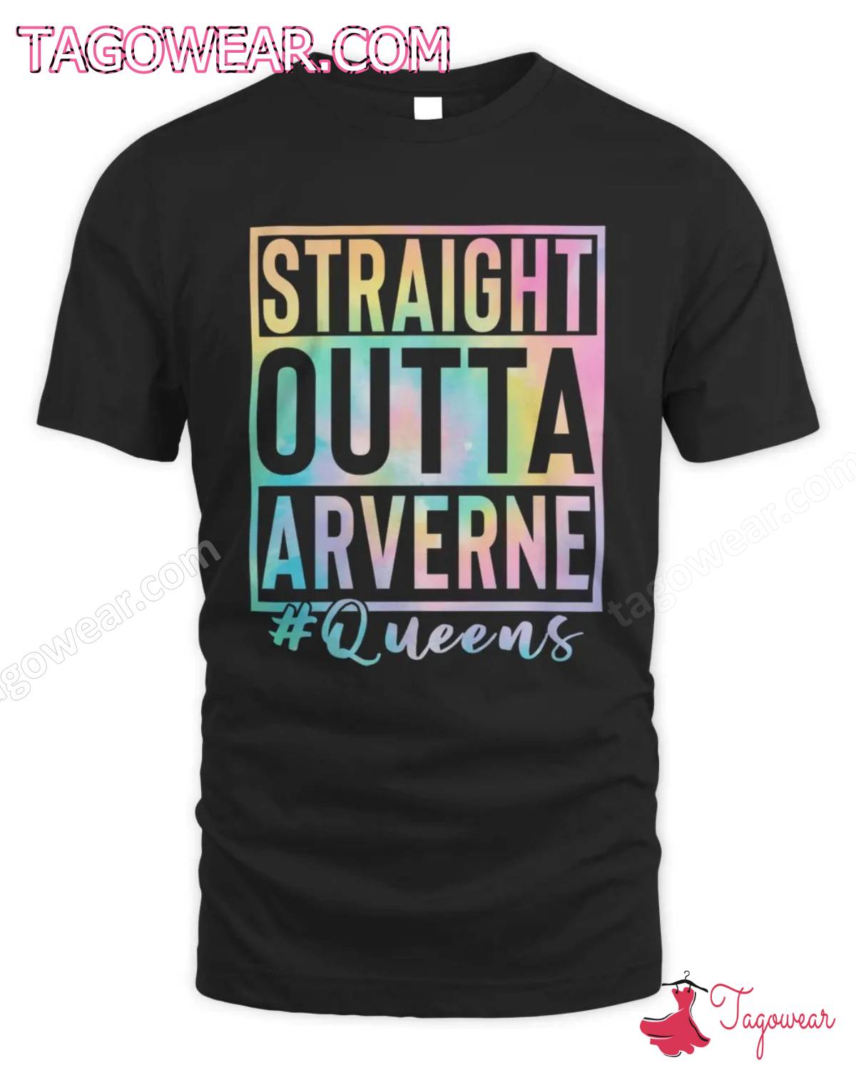 Straight Outta Arverne Queens Gradient Shirt