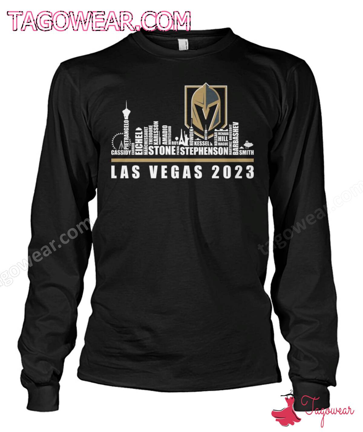 Vegas Golden Knights Players Las Vegas 2023 City Shirt a