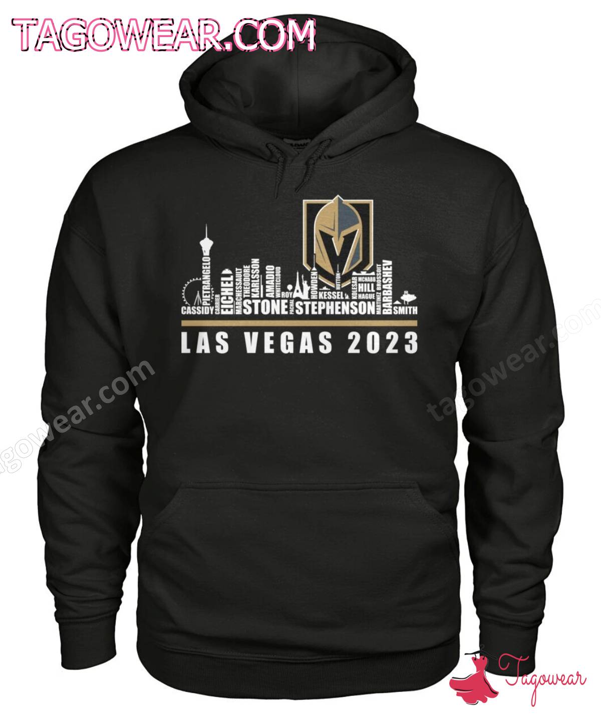 Vegas Golden Knights Players Las Vegas 2023 City Shirt b