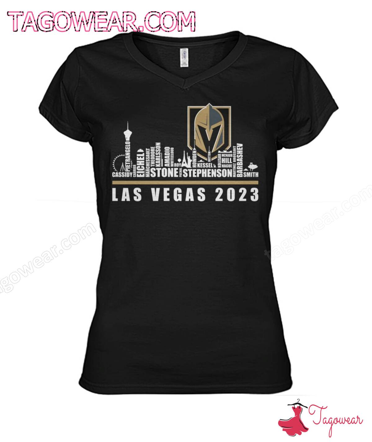 Vegas Golden Knights Players Las Vegas 2023 City Shirt c