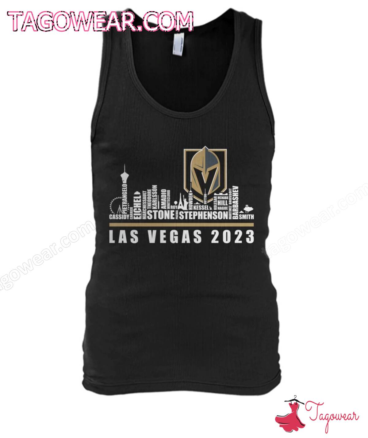 Vegas Golden Knights Players Las Vegas 2023 City Shirt x