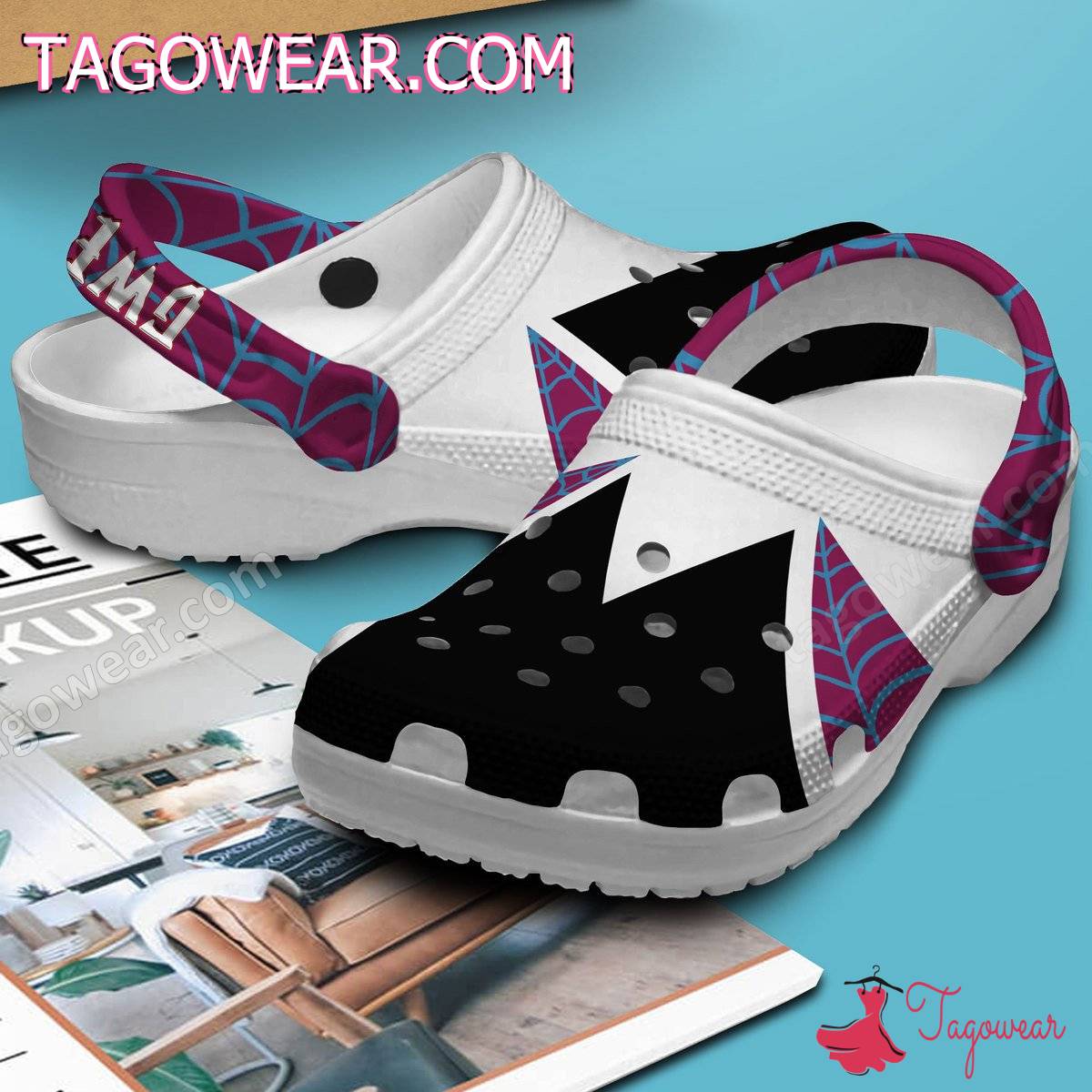 Gwen Spider Man Crocs Clogs - Tagowear