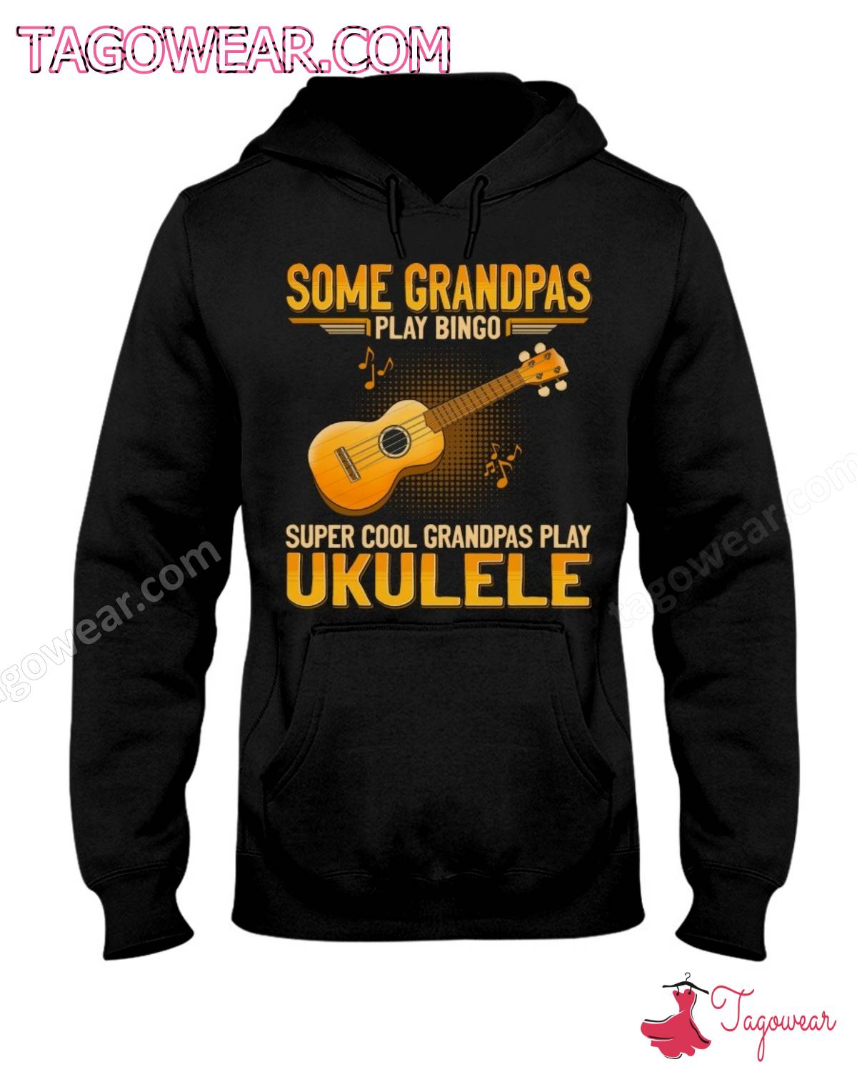Some Grandpas Play Bingo Super Cool Grandpas Play Ukulele Shirt a