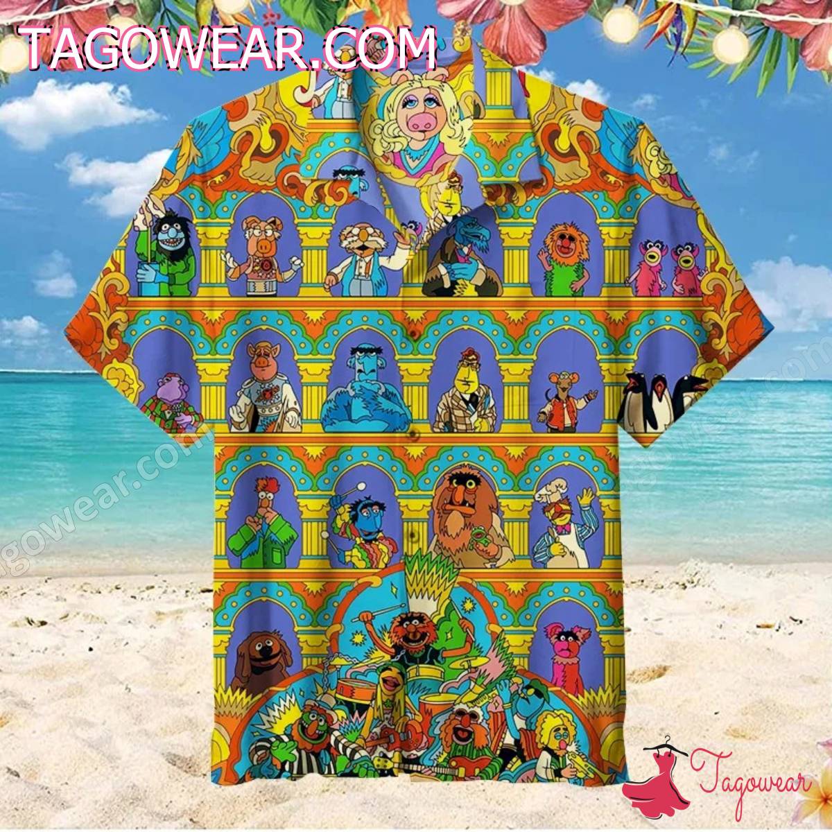The Muppet Show All Characters Hawaiian Shirt