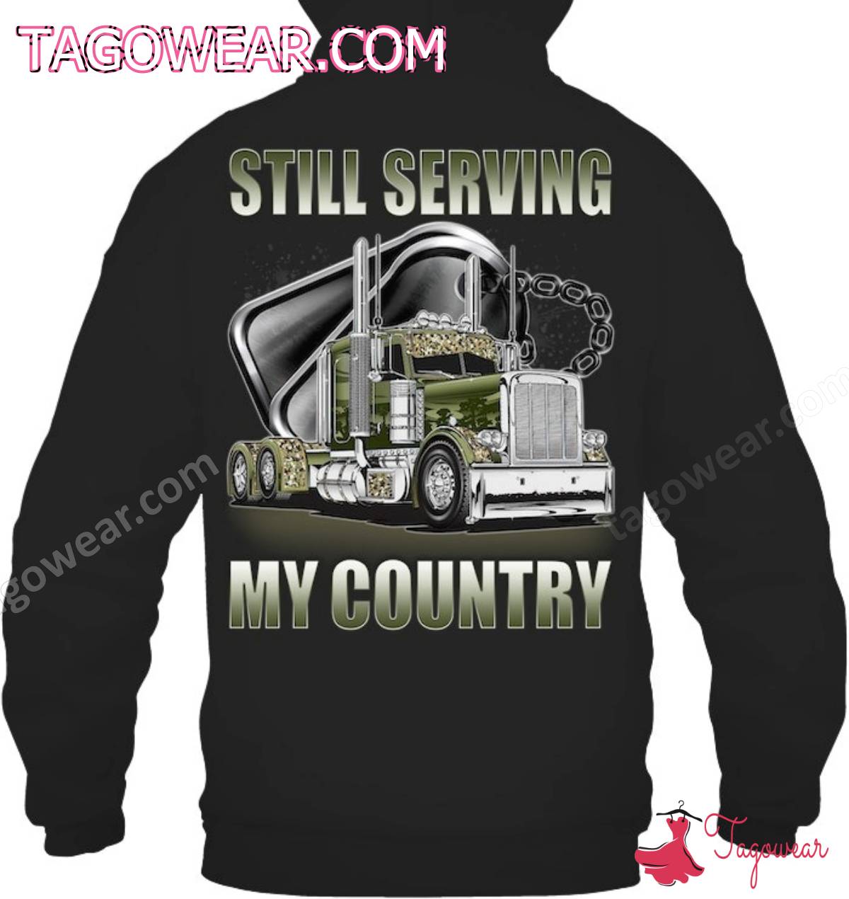 Trucker Still Serving My Country Shirt a