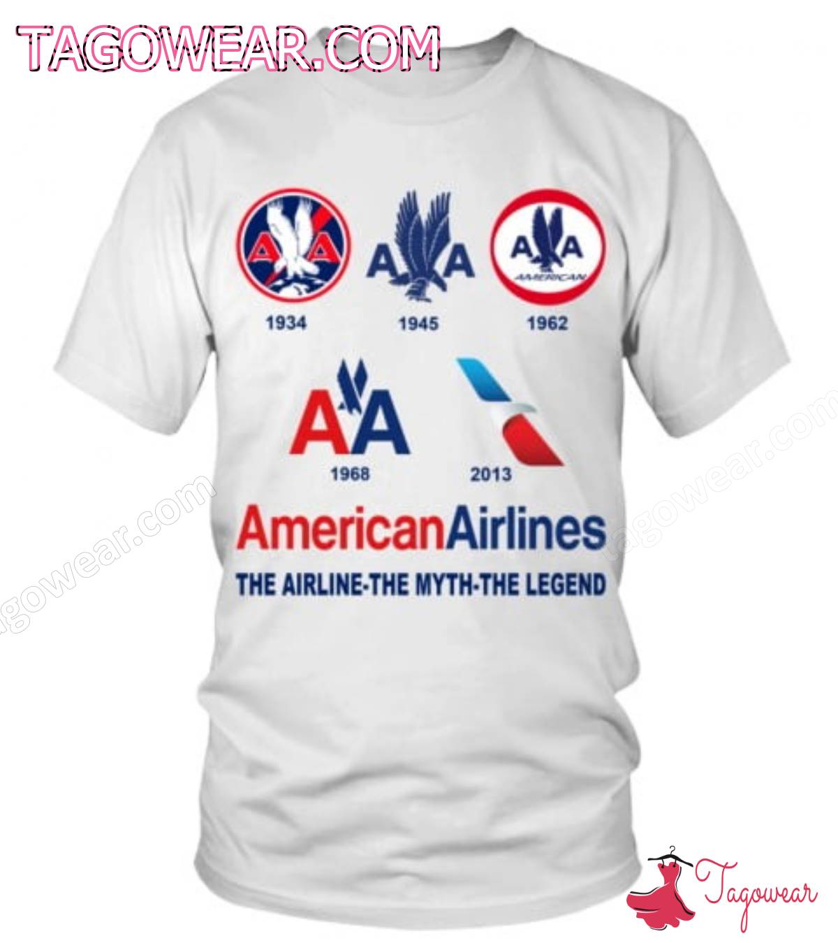 American Airlines The Airline The Myth The Legend Shirt