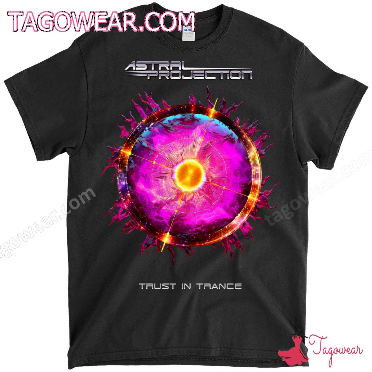Astral Projection Trust In Trance Album Cover Shirt