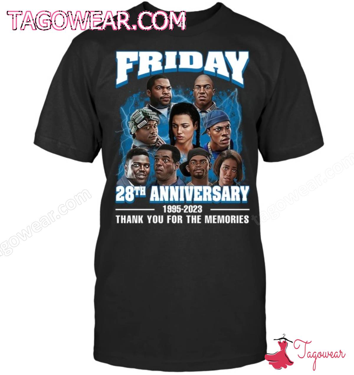 Friday 28th Anniversary 1995-2023 Thank You For The Memories Shirt