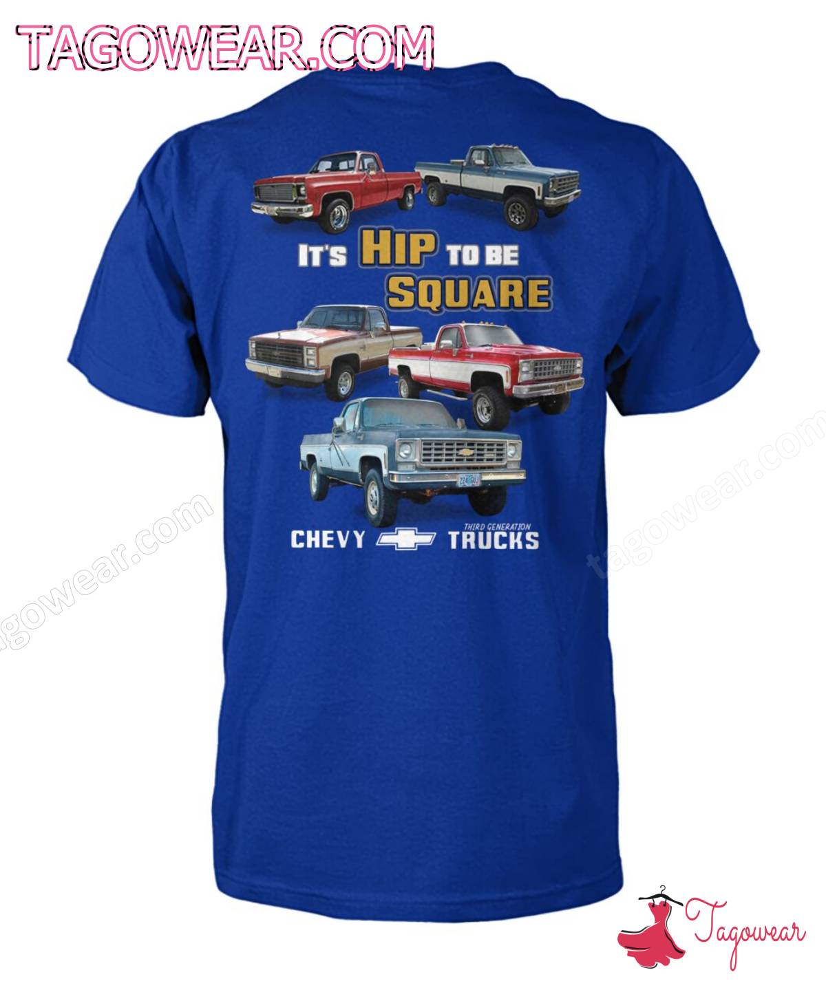 It's Hip To Be Square Chevy Third Generation Trucks Shirt