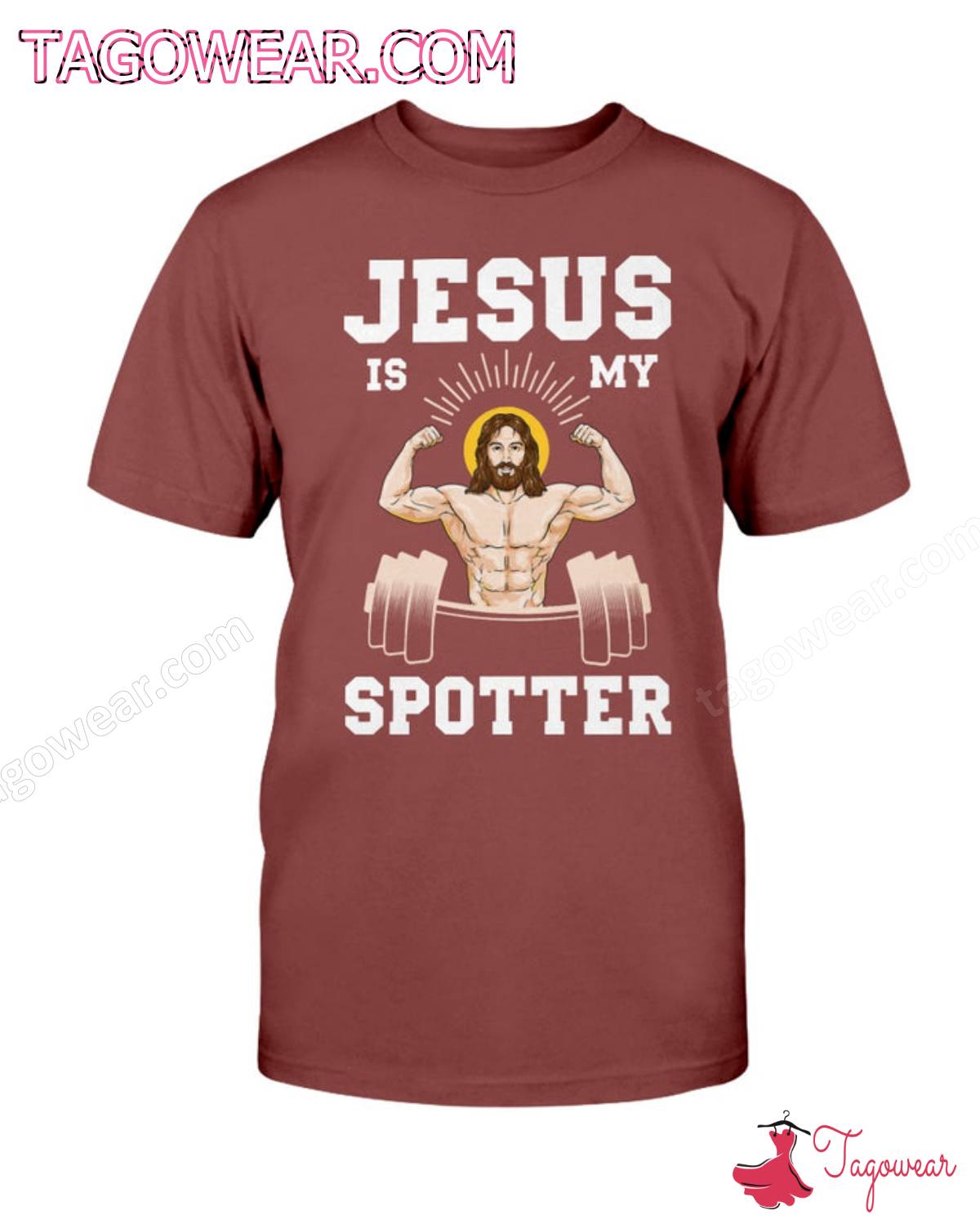 Jesus Is My Spotter Fitness Shirt