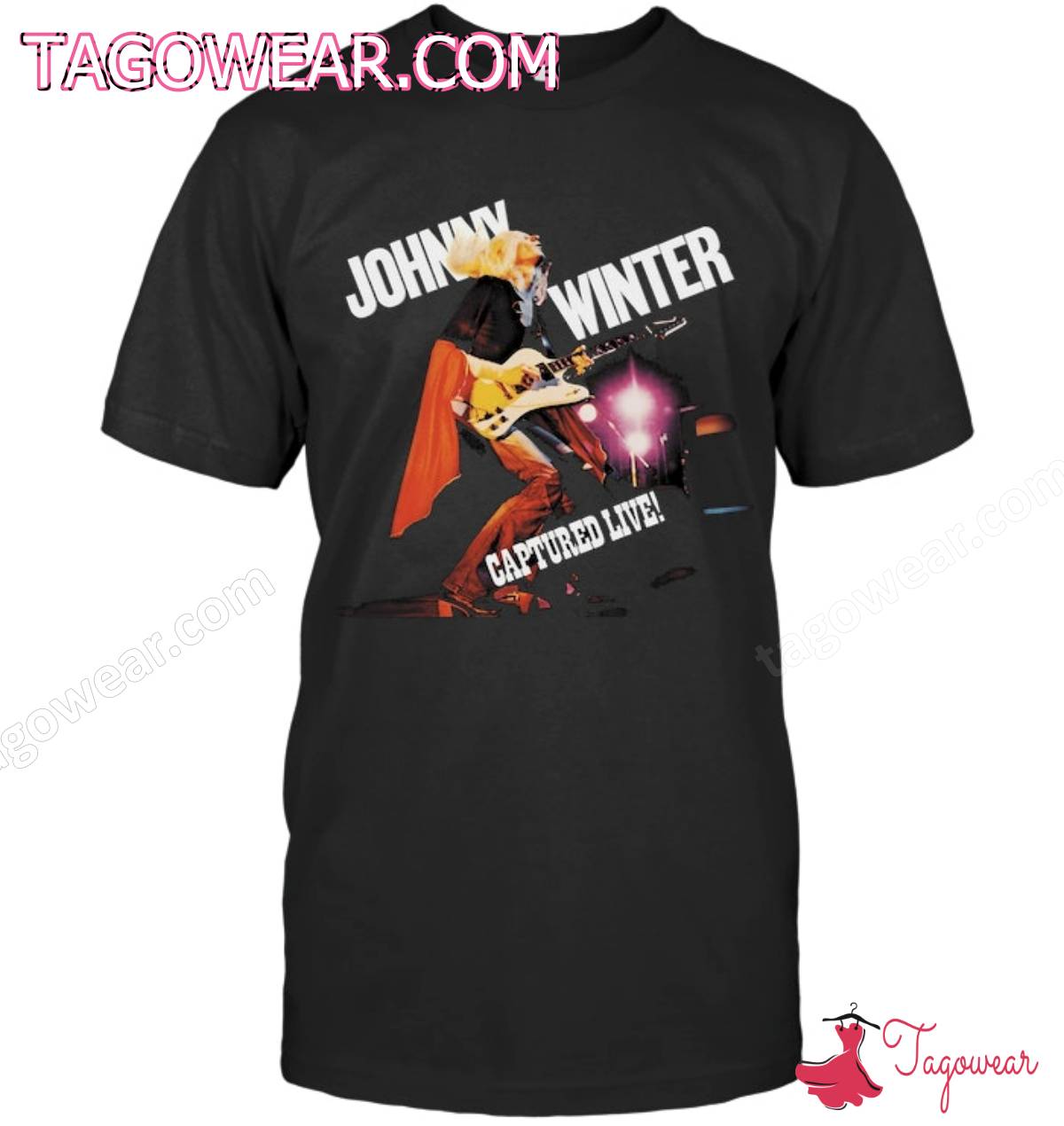 Johnny Winter Captured Live Shirt