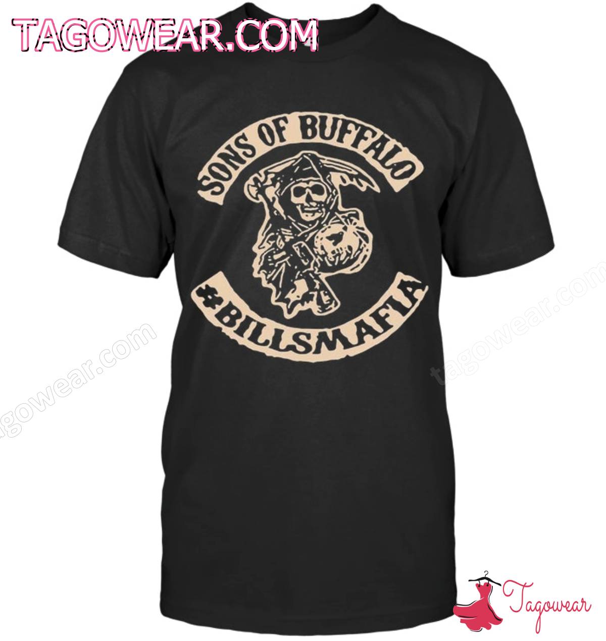 Sons Of Buffalo Bills Mafia Skull Shirt
