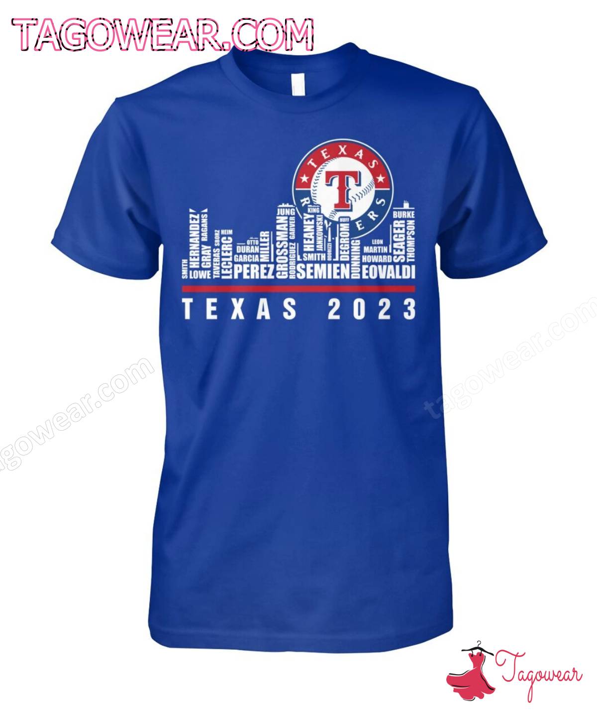Texas Rangers Players Texas 2023 City Shirt