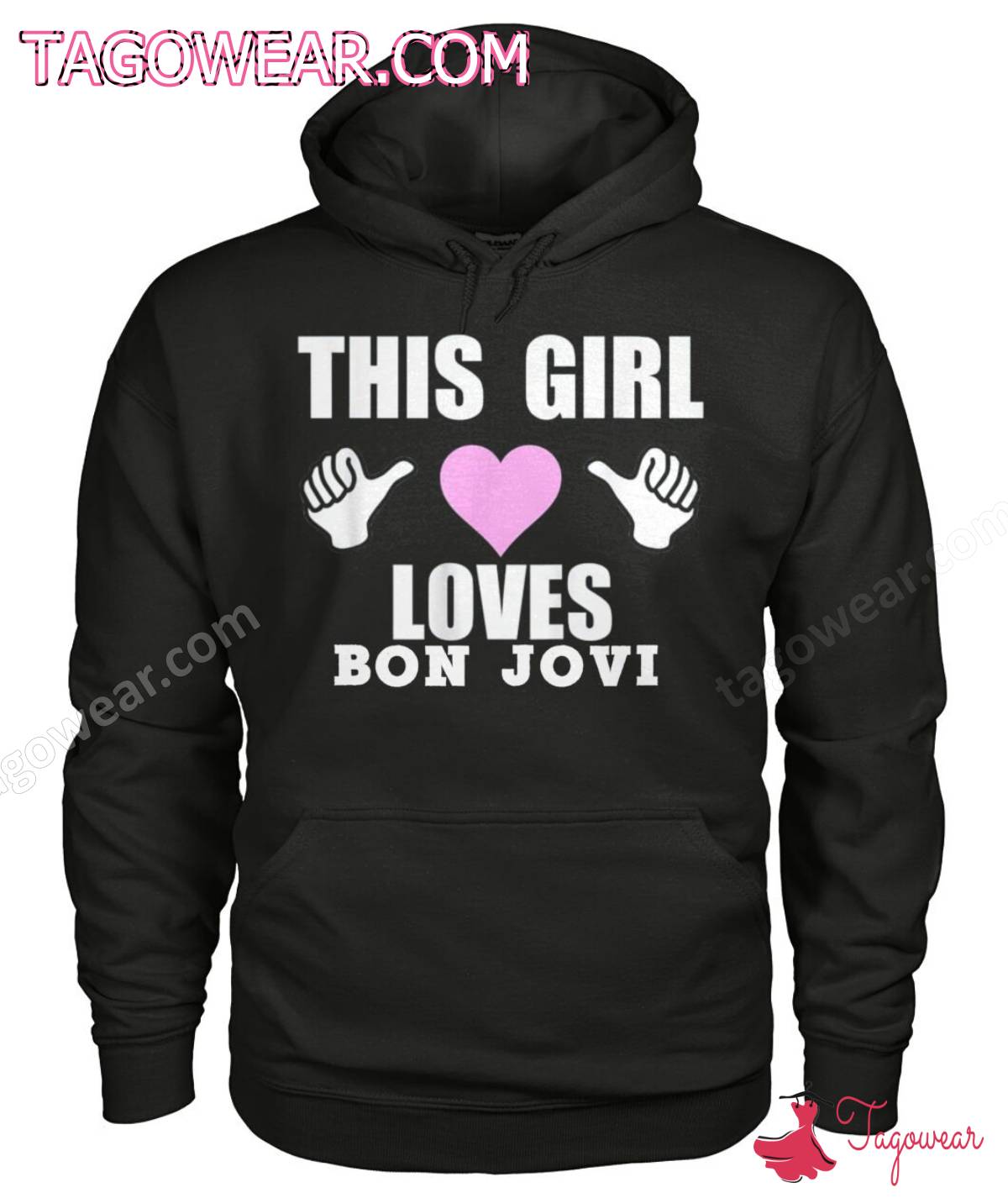 This Girl Loves Bon Jovi Rock Band Shirt a