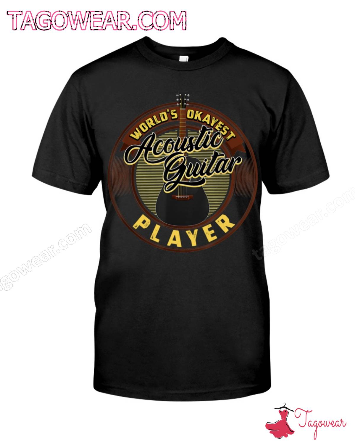 World's Okayest Acoustic Guitar Player Shirt