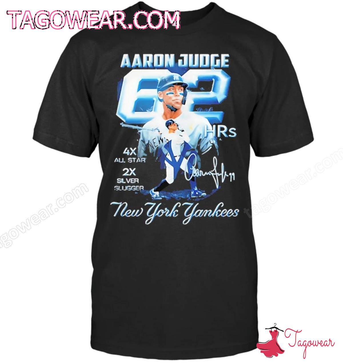 Aaron Judge 62 New York Yankees Signature Shirt